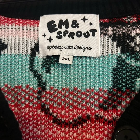 Em & Sprout Monster Cardigan - Picture 3 of 3